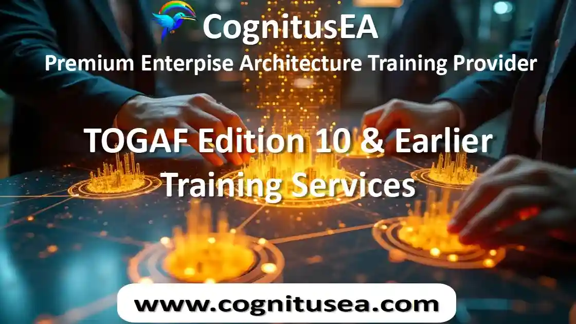 This is the Section Image for TOGAF 9.2 and TOGAF 10 Training services from CognitusEA